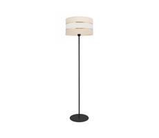 Lampa podłogowa HELEN 1xE27/60W/230V kremowy/czarny/złoty