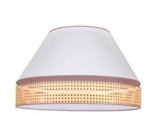 - Lampa sufitowa AVIGNON 3xE27/15W/230V śr. 60 cm biały/rattan