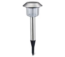 - LED Lampa solarna LED/0,08W/2V 36,6 cm 6500K IP44 chrom