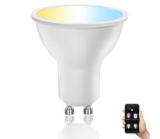LED Żarówka ściemnialna GU10/6W/230V 2700-6500K Wi-Fi -
