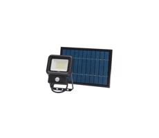 LED Zewnętrzny reflektor solarny z czujnikiem LED/20W/3,7V 6500K IP65