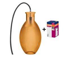 Ledvance - Lampa stołowa GRAPE 1xE27/40W/230V pomarańczowa