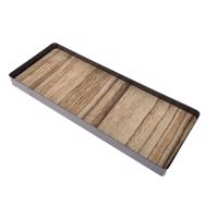 Metalowa taca z drewnianym dnem Dienen, 40 x 13 cm