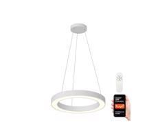 NEO - LED Żyrandol ściemnialny na lince PASTEL LED/52W/230V 60 cm biały