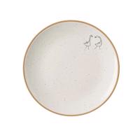 Orion Ceramiczny talerz deserowy Gospodarstwo Gęś, śr. 19,5 cm