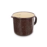 Orion Kubek emaliowany z dziobkiem Brown, 12 cm