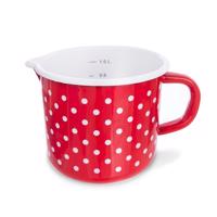 Orion Kubek emaliowany z dziobkiem Kropka, 12 cm