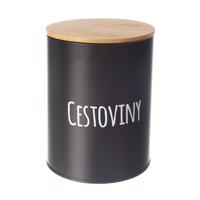 Orion Pojemnik blaszany na makaron BLACK