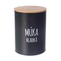 Orion Pojemnik blaszany na zwykłą mąkę BLACK