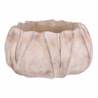 Osłonka betonowa na doniczkę L, beżowy, 30 x 17 cm, beżowy, 30 cm