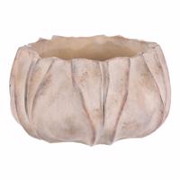 Osłonka betonowa na doniczkę M, beżowy, 25 x 14 cm, beżowy, 25 cm