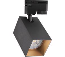 Oświetlenie punktowe do systemu szynowego SQUARE 1xGU10/10W/230V czarne