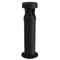 Philips Avery zewnętrzna solarna lampa kolumnowaLED czarna, 1,8 W, 200 lm, 2700 K