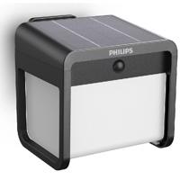 Philips Ezra UltraEfficient solarna oprawa LED,czujnik, czarna, 1,8 W, 250/25 lm, 3000 K