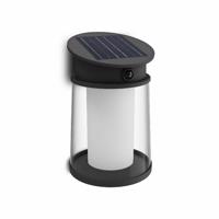 Philips Juda UltraEfficient solarna oprawa LED zczujnikiem, czarna, 3,2 W, 500 lm, 2700 K