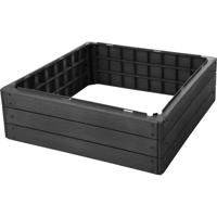 Podwyższona rabata Renton antracyt, 75,6 x 75,6 x wys. 25 cm, antracytowy