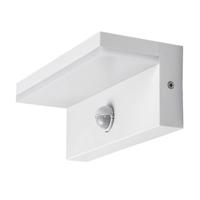 Rabalux 77116 kinkiet zewnętrzny LED Zaragoza, zczujnikiem, 9W, IP54, biały, biały