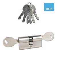 Richter ES.30/35.BSZ.NI wkładka cylindryczna ze złączem przelotowym 30+35 mm, 6 kluczy