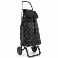 Rolser Torba na zakupy na kółkach I-Max Star 2,czarno-biała, biały