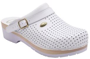 Scholl CLOG S/COMF - obuwie zdrowotne PROFESSIONAL, rozm. 40, biały, 40 EU