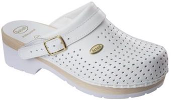Scholl CLOG S/COMF - pantofle zdrowotne PROFESSIONAL rozm. 36, biały, 36 EU