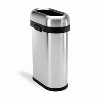 Simplehuman Kosz na śmieci do pomieszczeńkomercyjnych 50 l, stal nierdzewna