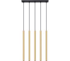 SL.1198 - Żyrandol na lince PASTELO 5xG9/8W/230V złoty