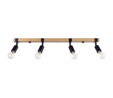 SL.1298 - Oświetlenie punktowe ZUCA 4xE27/15W/230V czarne