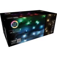Świąteczny łańcuch LED RGB z pilotem 198 diod LED, kolorowy, 19,8 m