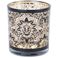 Świecznik na świeczkę tealight Vintage gold, 7 x 8 cm