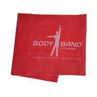 Taśma Body-Band 2,5 m, czerwona, czerwony