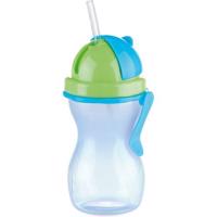 Tescoma Butelka dziecięca ze słomką BAMBINI 300 ml, , niebieski