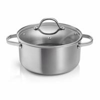 Tescoma Garnek z pokrywką SteelCRAFT 24 cm, 5 l, 5 l