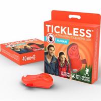 TICKLESS® HUMAN Ultradźwiękowy odstraszacz na kleszcze i pchły dla ludzi, pomarańczowy