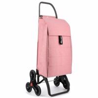 Torba na zakupy Rolser Jolie Tweed RD6-2, koralowa, różowy