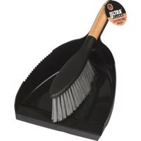 Ultra Clean Miotełka z szufelką Bamboo Black