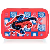 Vetro-plus Plastikowy słoik hermetyczny SPIDERMAN1,19 l, czerwony