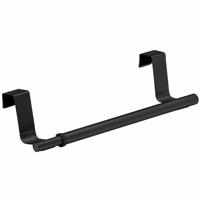Wenko Regulowany uchwyt na ścierki ze stali nierdzewnej 22-35 cm, czarny, S