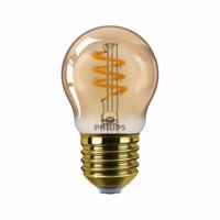 Żarówka Philips LED E27 P45 3W (25W) 2200K zmożliwością ściemniania, bursztynowa