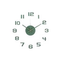 Zegar samoprzylepny Karlsson 6001GR designzielony, średnica 40 cm
