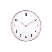 Zegar ścienny Karlsson 5969BP design różowy,średnica 40 cm
