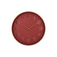 Zegar ścienny Karlsson 5973RD design czerwony,średnica 40 cm