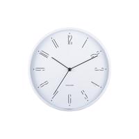 Zegar ścienny Karlsson 5988WH biały, śr. 30 cm
