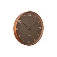 Zegar ścienny Karlsson 5993MG brązowy, średnica 40cm