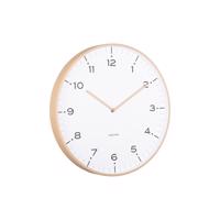 Zegar ścienny Karlsson 6011SB design beżowy,średnica 40 cm