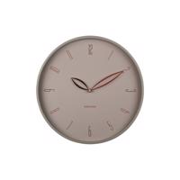 Zegar ścienny Karlsson 6012WG design beżowy,średnica 40 cm