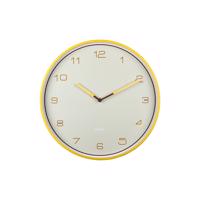 Zegar ścienny Karlsson 6013BY żółty, średnica 40cm