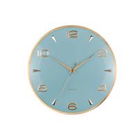 Zegar ścienny Karlsson 6017BL jasnoniebieski,średnica 40 cm