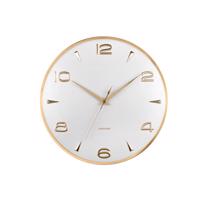 Zegar ścienny Karlsson 6017WH biały, średnica 40cm