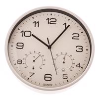 Zegar ścienny z termometrem i higrometrem 25 cm